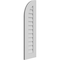 Ekena Millwork Quarter Round Top Left Surface Mount PVC Gable Vent w/ 3-1/2"W x 1"P Standard Frame, 12"W x 40"H GVPQL12X4001SN - alternate 2